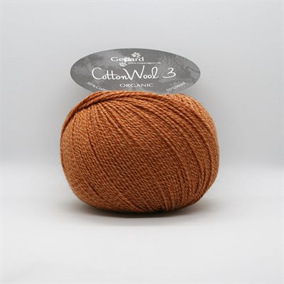 hav det sjovt vindue prop Gepard Garn Cotton Wool 3 - 158 Brandy - Cotton Wool 3 Organic - Louise  Harden - Strik & Design
